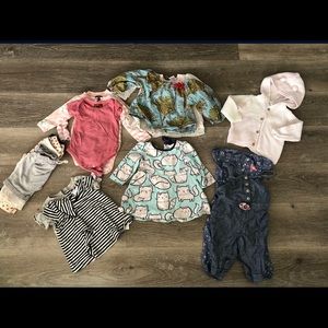 Baby girls clothing (6-9m) - 15 pieces!